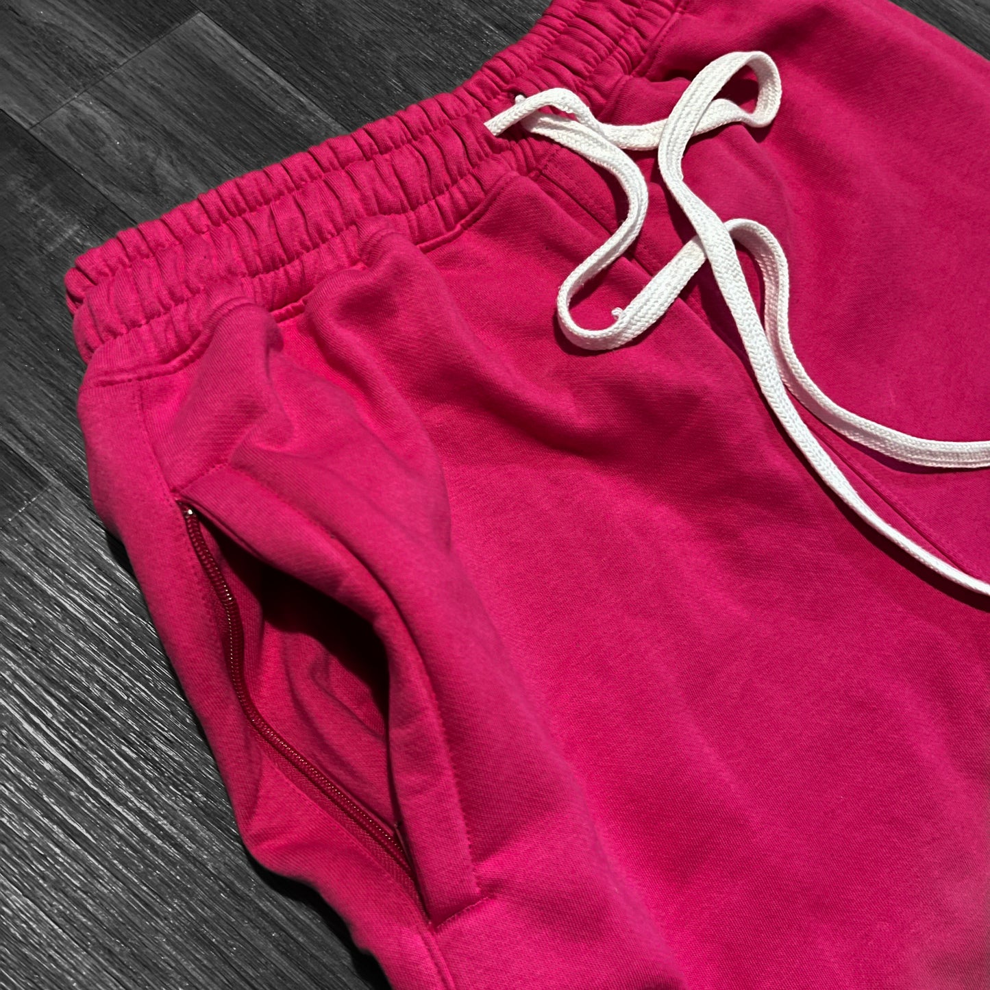 Pink "Set Apart" Straight Leg Jogger